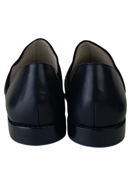 MATT BERNSON Women's Purple Velvet Sterling Stud Loafers #MB130 9.5 NWB