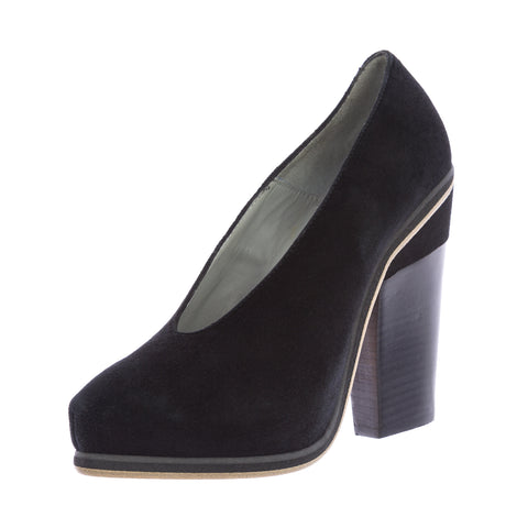 SURFACE TO AIR Women's Black Suede Display Pumps V2 $425 NEW