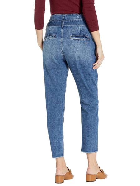 DL1961 Women's Aberdeen Susie Paper Bag High Rise Tapered Jeans Size 28 NWT