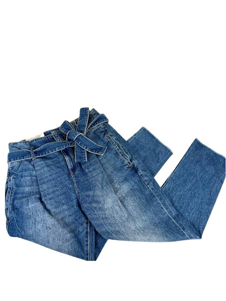 DL1961 Women's Aberdeen Susie Paper Bag High Rise Tapered Jeans Size 28 NWT