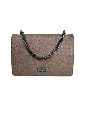 Marina Rinaldi Women's Pink Svezia Push-Lock Handbag One Size NWT