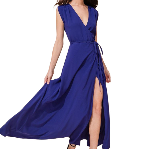 YUMI KIM Women's Navy Swept Away Maxi Dress #DR1472 Medium NWT