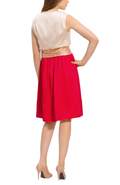 Tory Burch Women's Darya Color Block Silk Dress $450 NEW