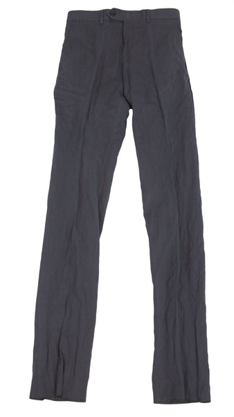 TODD SNYDER Men's Dark Grey Unhemmed 39" Inseam Tab Trousers Sz 28 $248 NWT