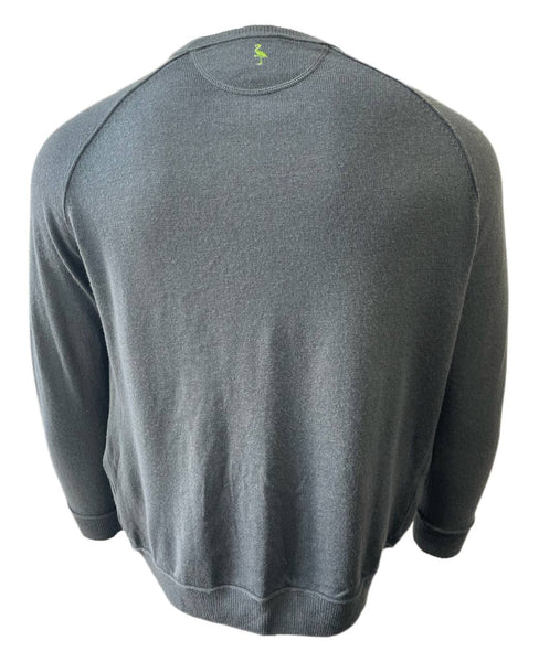 TAILORBYRD Men's Green Wool Crew Neck Long Sleeve Sweater Size XL NWOT
