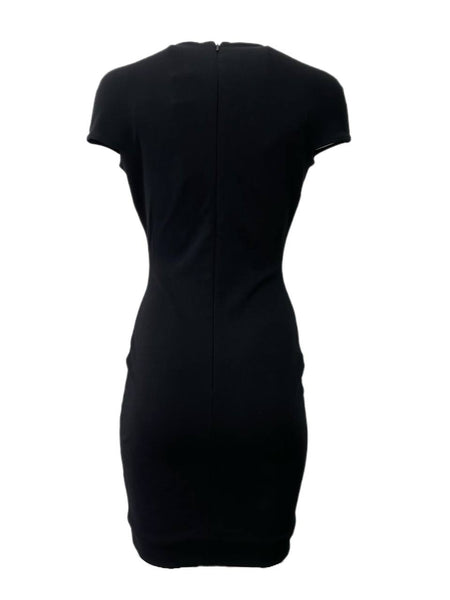 SOLACE London Black Tamara Mini Dress Size US 4 NWT