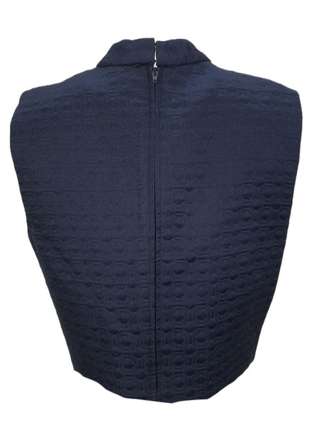 ERIN Women's Blue Turtleneck Sleeveless Top #50820985770 NWT