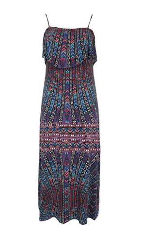 TART Collections Women's Plus Multicoloured Maxi Dress Size 0X NWOT