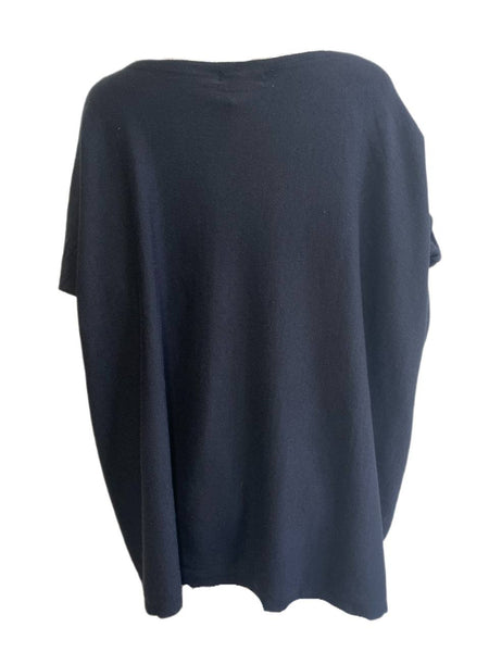 LOST IN LUNAR Women's Black Taylor Knit Oversized Sweater S/M NWT