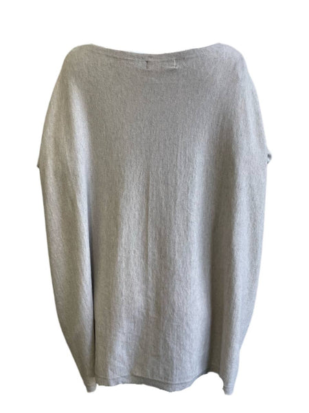 LOST IN LUNAR Women's Grey Taylor Knit Oversized Sweater M/L NWT
