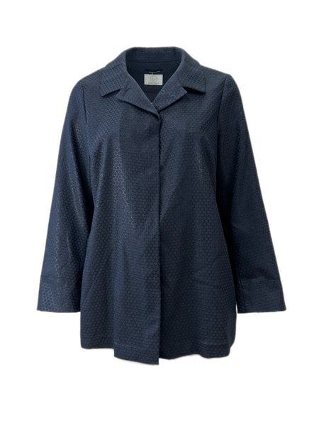 Marina Rinaldi Women's Black Nativo Patch Pockets Wool Coat Size 20W/29 NWT