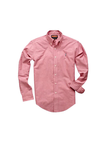 BALL AND BUCK Men's Red/White The Hunters Shirt $138 NWOT