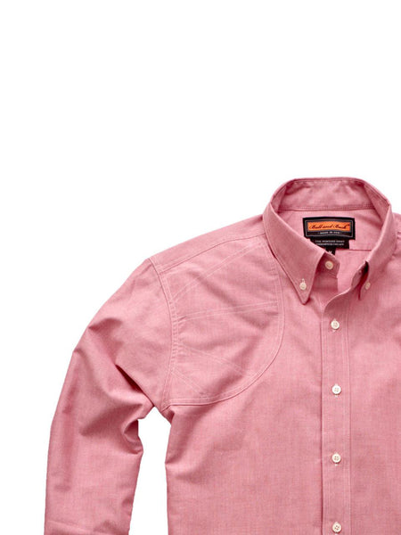 BALL AND BUCK Men's Red/White The Hunters Shirt $138 NWOT