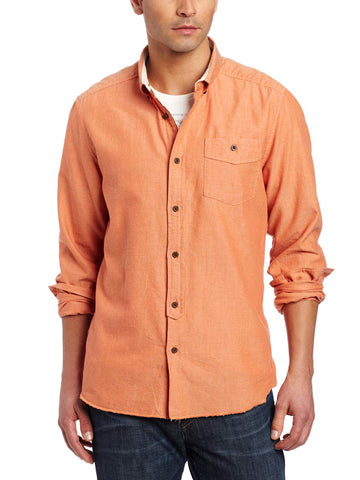 ZANEROBE Men's Rust The Ox Long Sleeve Shirt $109 NWT