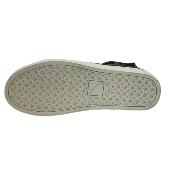 ONTO Men's Black Tilden Leather Sneakers #Tldn1234 NWT