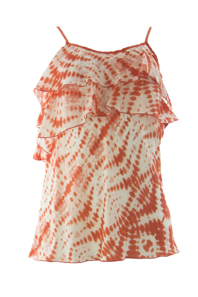 VELVET by Graham & Spencer Women's Spice Adjustable Strap Layered Top S $149 NEW