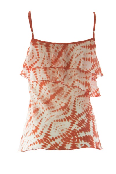 VELVET by Graham & Spencer Women's Spice Adjustable Strap Layered Top S $149 NEW