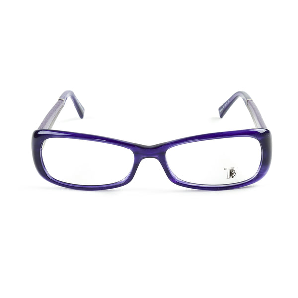 Tod's Oval Eyeglass Frames TO5012 55mm Shiny Purple/Black