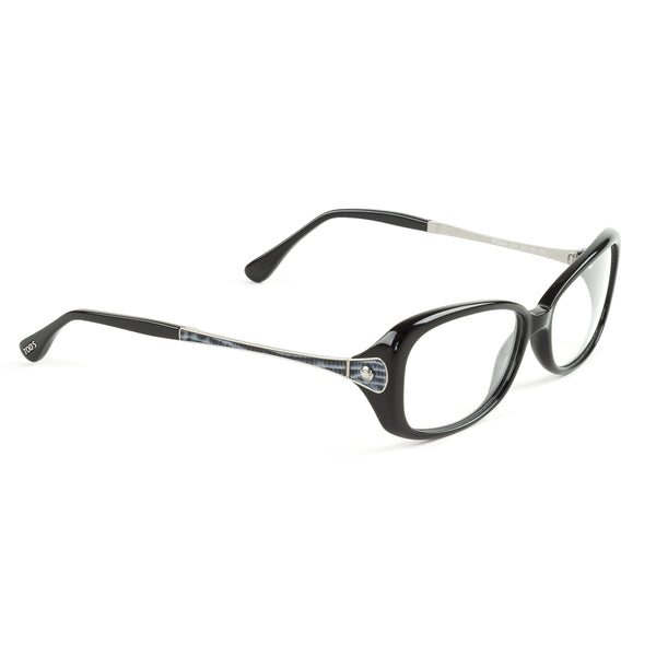 Tod's Rectangular Eyeglass Frames TO5044 55mm Shiny Black