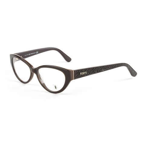 Tod's Cateye Eyeglass Frames TO5098 54mm Dark Brown