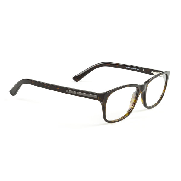 Tod's Full Rim Rectangular Eyeglass Frames TO5147 55mm Havana