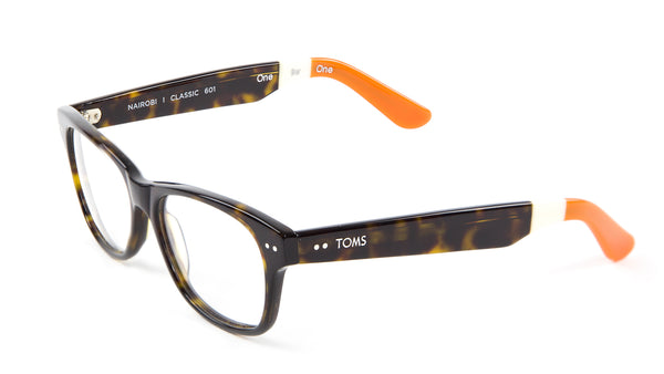 Tom's Nairobi Rectangular Eyeglass Frames 53mm $149.95 NEW