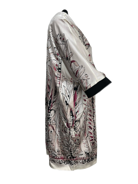 Marina Rinaldi Women's Pink Tosca Open Front Dust Coat Size 20W/29 NWT