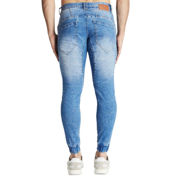 NENA&PASADENA Men's Blue Trash Destroyer Jeans #NPMDP002 NWT