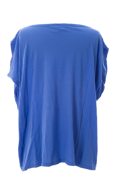 SURFACE TO AIR Women's Chrome Blue Tribune Tee $120 NEW
