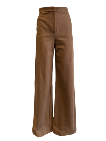 Max Mara Women's Brown Tronto Straight Pants Size 6 NWT