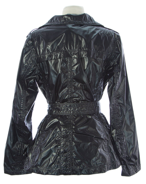 ADD Women's Black Polyamide Button Close Jacket UAW419 $250 NEW