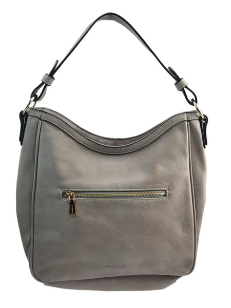 URBAN ORIGINALS Women's Grey Vegan Leather Shoulder Bag #UB1 NWT