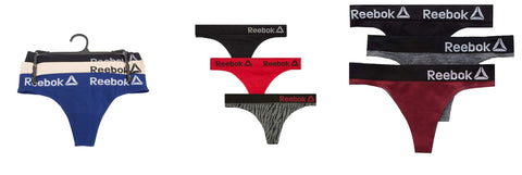 REEBOK Women's 3-Pack Seamless Thongs NEW