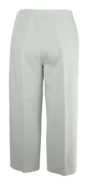 MARINA RINALDI Women's Grey Uno Wide Leg Pants $650 NWT