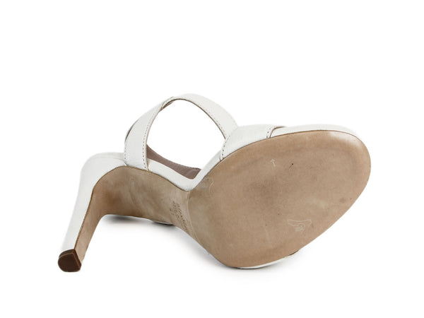 Max Mara Women's Urago Leather Ankle Strap Sandals