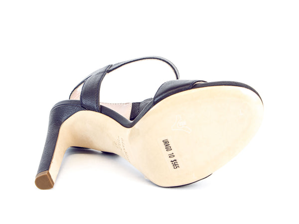 Max Mara Women's Urago Leather Ankle Strap Sandals