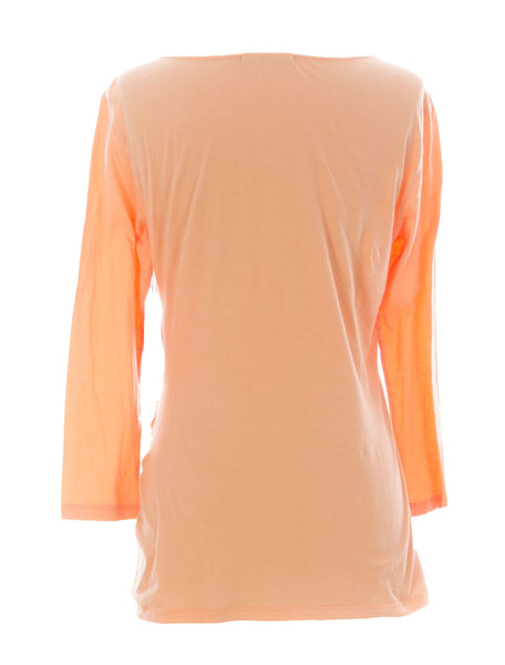 VELVET by Graham & Spencer Women's Orange Wrap Front Top $75 NEW