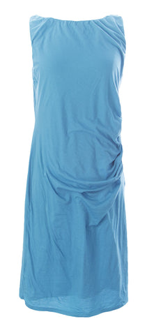 VELVET by Graham & Spencer Women's Blue Ruched Sleeveless Dress NEW $139