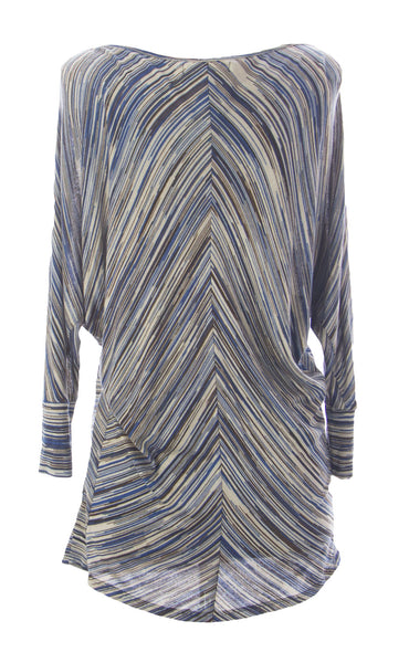 VELVET by Graham & Spencer Women's Multi-Color Long Sleeve Blouse $109 NEW