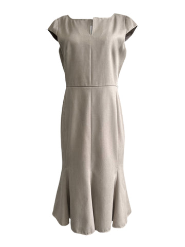 Max Mara Women's Beige Vezzo Sheath Dress Size 10 NWT