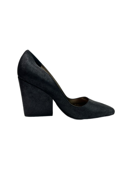 Max Mara Women's Nero Vmango Wedge Heel Pumps Size 7 NWB