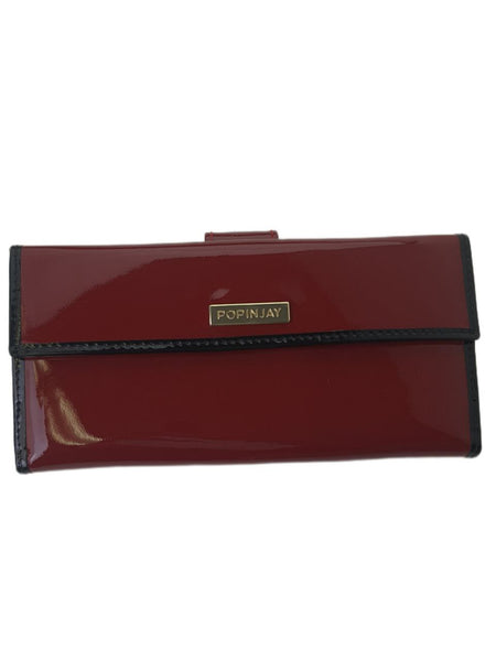 POPINJAY Women's Red Embroidered Wallet #BX1 One Size NWT