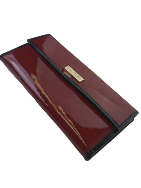 POPINJAY Women's Red Embroidered Wallet #BX1 One Size NWT