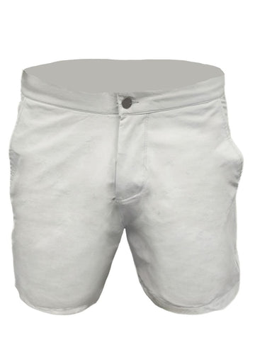 DESCENDANT OF THIEVES Men's Grey Bermuda Zip Pockets Shorts #7AM7014 33 NWT
