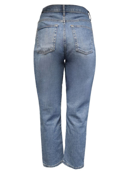 EVERLANE Women's Blue Sky High Rise Ankle Length The Cheeky Jeans #29417 26 NWT