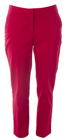 BODEN Women's Red Bistro Crop Trousers WM329 US Sz 2P $89 NWOT