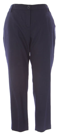 BODEN Women's Straight Leg Cropped Pants Navy