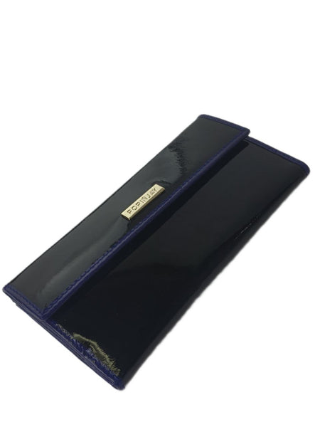 POPINJAY Women's Black Embroidered Wallet #BX1 One Size NWT