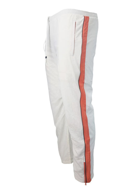 BRANDBLACK Men's White Long Lace Up Activewear Pants #BB1278 Large NWT