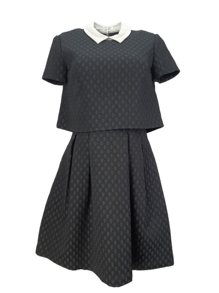 ERIN Women's Black Classic Collar Lace Dress #60116886240 0 NWT